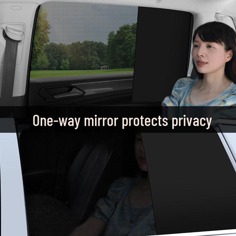 Magnetic Car Window Sunshade Black Glue Heat Insulation Curtain for Sun Protection
