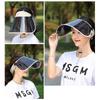 Outdoors Anti-Uv Visor Sun Hat Men Women Foldable Sport Solar Protection Portable Face Cover Shield Sunshade Cap Summer Sun Hats