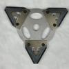 Brush Cutter Blade 3 Teeth Carbon Steel Lawn Mower Accessories Garden Trimmer Triangular Blades Serrated Triangular Blade