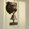 Farmhouse Decor Vintage Welcome Doorbell Unique Wall Mount Puppy Doorbell Resin Rustic Manual Doorbell Front Door