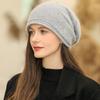 Nowa damska czapka zimowa Moda uliczna Ciepła czapka typu beanie dla kobiet Casual Streetwear Czapka z dzianiny