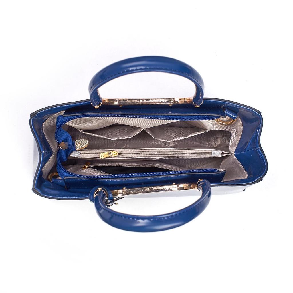 Modna Czerwona Lakierowana Skóra Damska Torba Crossbody Ślubna - Nowa Torebka Wieczorowa 2025