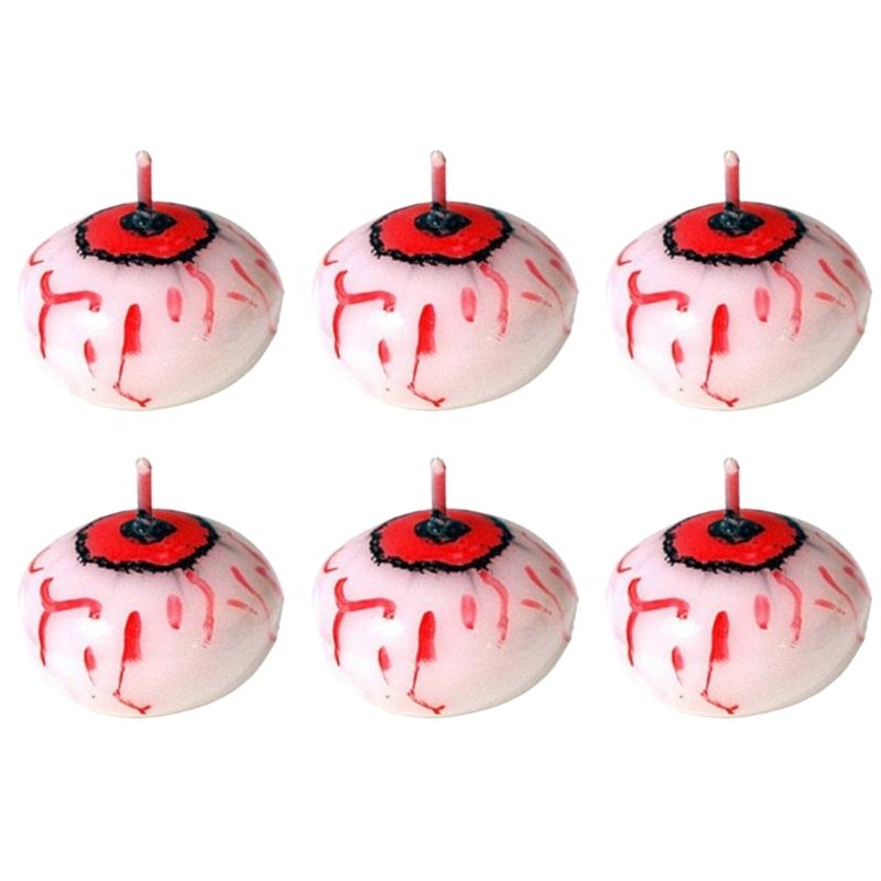 Gaze Eye Floating Candle, Set of 6 Halloween Candle for Halloween Parties and Haunted Houses