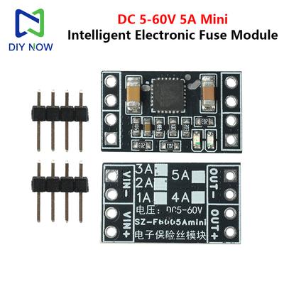 5-60V 5A Mini Intelligent Electronic Fuse Module Overcurrent Short Circuit Protection Hot-swappable Fault Indicator Recoverable