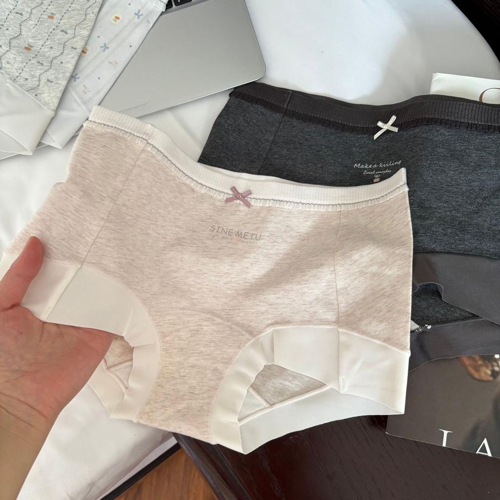 Girls Spring and Summer New Cotton Grade 7A Antibacterial Extended Crotch Comfortable Briefs