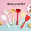 Mini Silicone Spatula & Ladle Set for Baby Food and Non-stick Pans