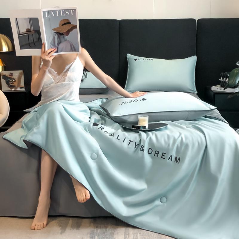 

Ультразвуковой стегальный материал из полиэфирного волокна, подходит для спальни, гостиной, домашнего использования, одеяло для кондиционирования воздуха с охлаждением волокна 150x200