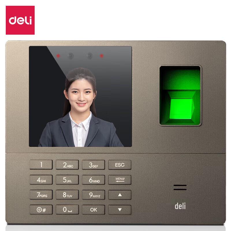 Deli T999W Facial Fingerprint Time Clock