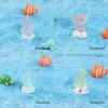 5 Stücke Niedliche Harz Leucht Korallen Miniatur Figur Ornament Simulation Unterwasser Korallen Aquarium Aquarium Dekoration Geschenke