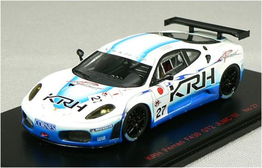 

Ebro KRH Ferrari F430 JLMC 2007 Finished Product 1/43 #27 White/Blue (Resin Model) белый