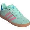Adidas Originals GAZELLE Cushioning, Wear Resistant Low Top Kids' Skateboarding Shoes Mint Green Teenagers Sneakers JP7125