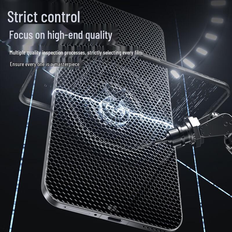 BIAZE Triple Enhanced Tempered Glass Screen Protector for Honor X70/Magic7