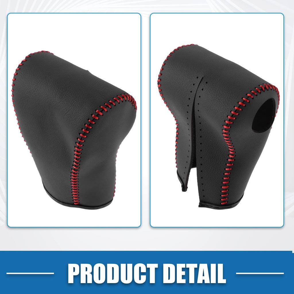 A ABSOPRO Speed Shift Knob Cover Automatic Transmission Lever Red