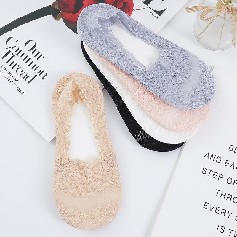 5/3/1 × Damen-Schuheinlagen Rutschfeste Unsichtbare Socken