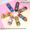 Mini Finger Skateboard Toys for Kids Boys Stress Relief Finger Toy Precision Control Finger Game for Improving Concentration And Reaction