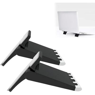Glun Laptop Cooling Stand - Ergonomic Riser Holder For Desk Compatible With Macbook & Laptop