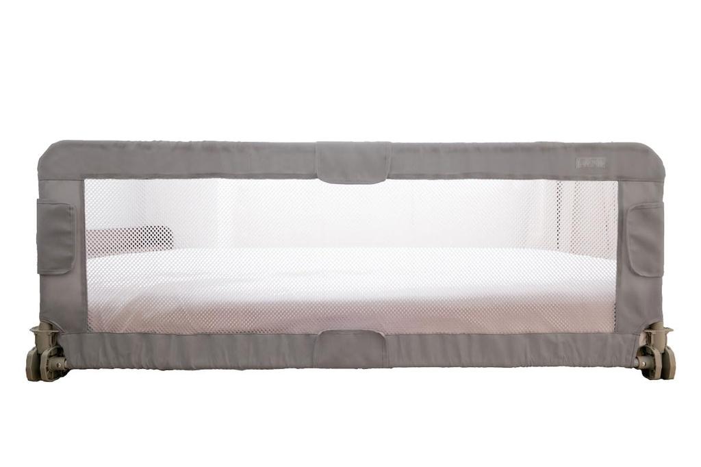 Little Princess LittleWorld Extendable Bed Rail Grey No Assembly Ready To Use Required,