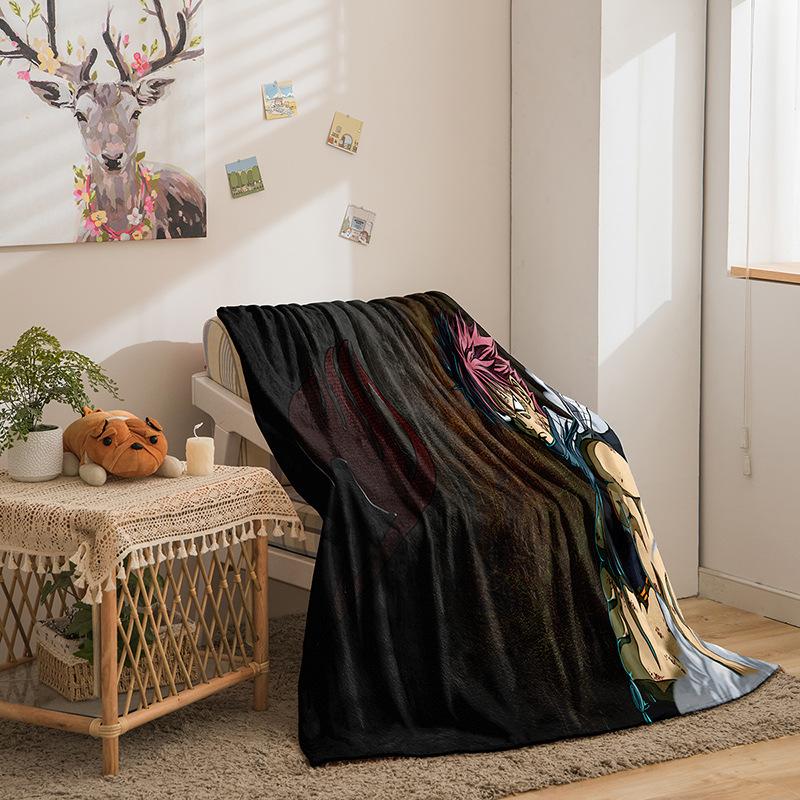Flannel Fleece Blanket 3D Printed Sofa Blanket Thickened Blanket