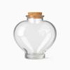 LOVE Glass Bottle Container 650ml for Wine Alcohol Liqueurs Gift Wedding
