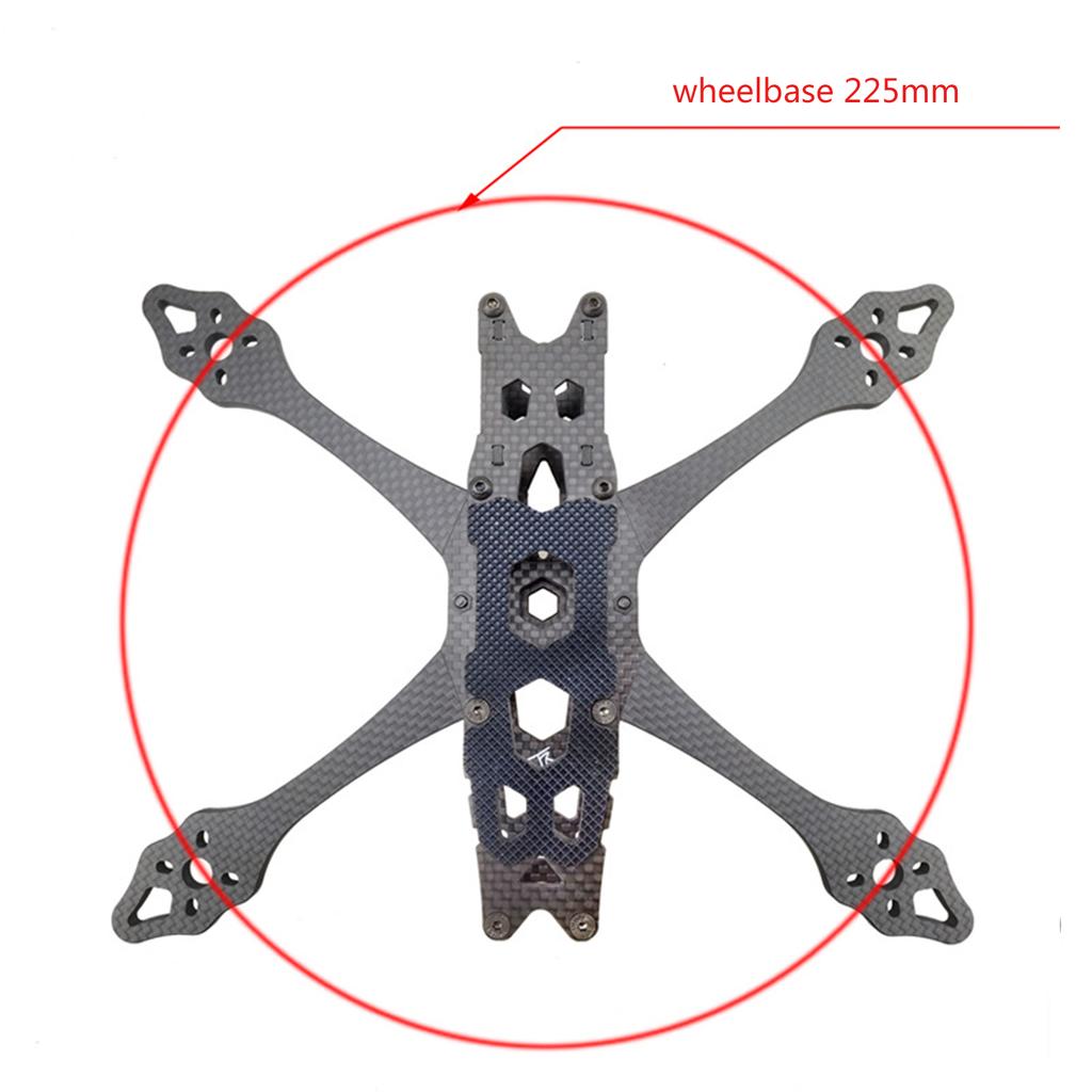 QAV-S 5 5Inch Professional FPV Freestyle Drones Frame 225mm Wheelbase Carbon Fiber With 5mm Arm