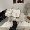 Retro plaid fashion student bag  new trendy casual backpack about posture texture crossbody bag