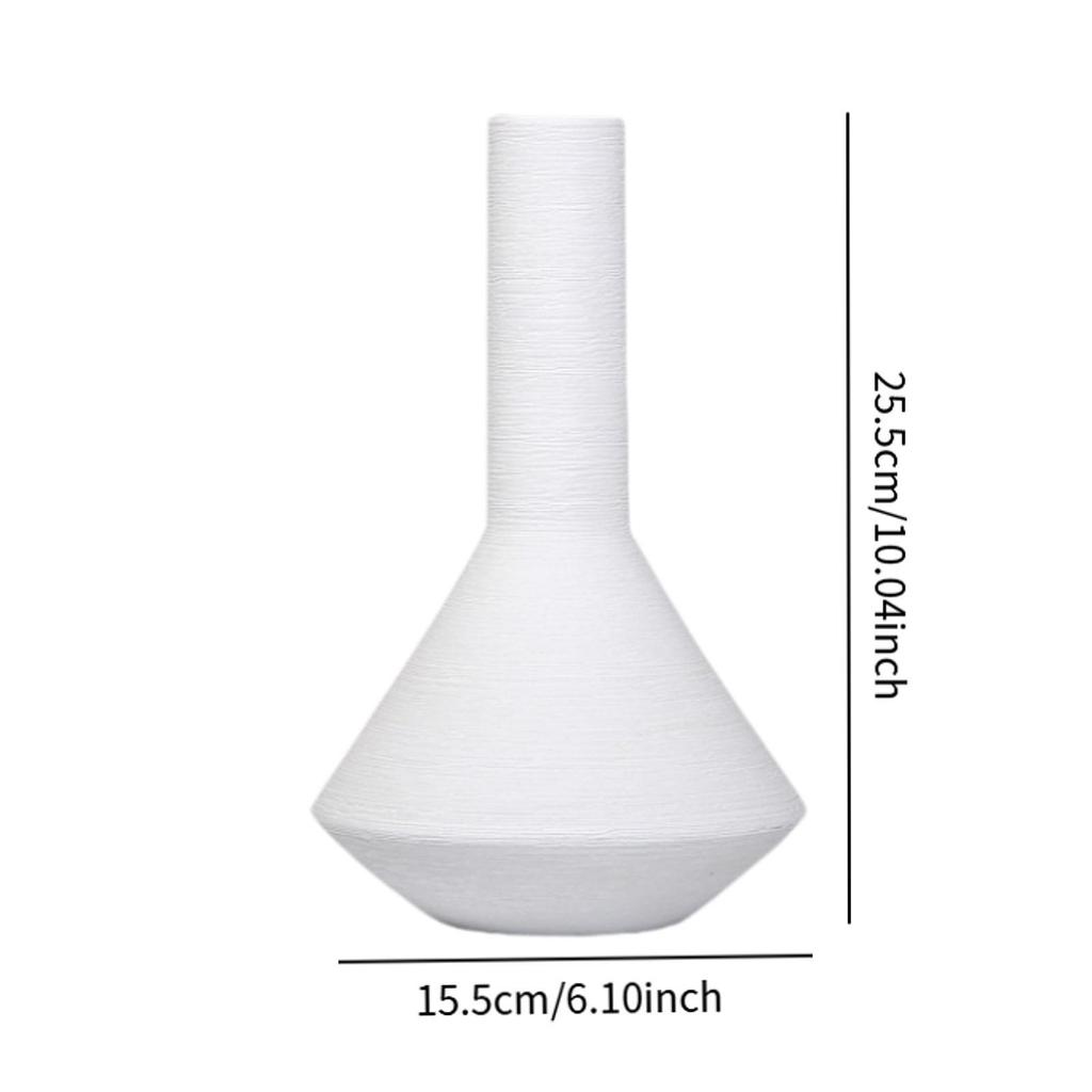 Pottery Ceramic Vase Bud Vase Decorative Vase Organizer Minimalist Ornaments