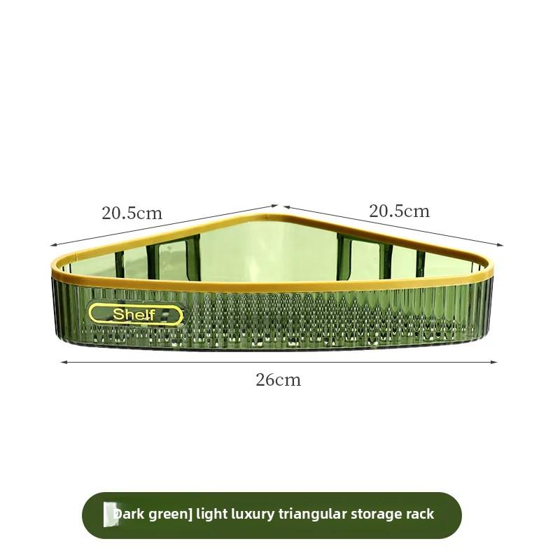 Acrylic Bathroom Shelves Transparent Shower Storage Holder Organizer No Drilling Wall Mounted Floating Bathroom Shampoo Shelf