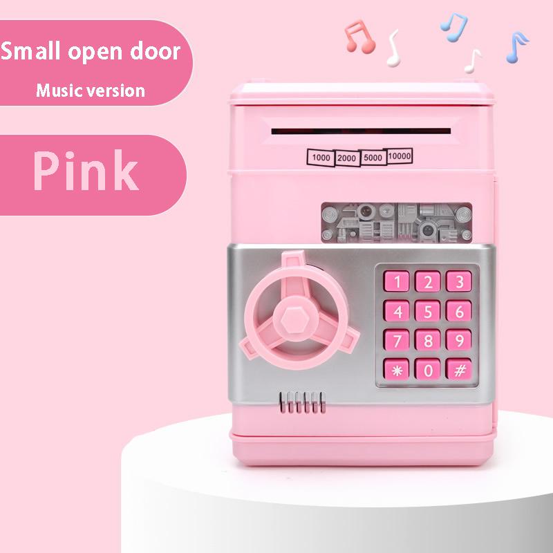 Electronic Creative Gift Automatic ATM Safe Cash Coin Money Saving Boxes Coin Piggy Bank for Kids