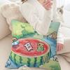 Line CARTOON P-PuppyS Cushion Cover Polyester Sofa Cushions Decorative Throw Pillows Home Decoration Pillowcover