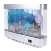 Fake Fish Tank Lamp with Moving Fish LED White Light USB 5V Plug In Artificial Aquarium Lamp for Desktop Bedroom