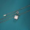 Clover Necklace Fashion Lamp Luxury Temperament High Ins Cold Wind Clover Pendant Gift Female Premium Durable Quality