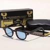 Lunettes de soleil polarisées Johnny Depp Homme Lunettes de soleil Femme Marque de luxe Monture en acétate vintage Lunettes