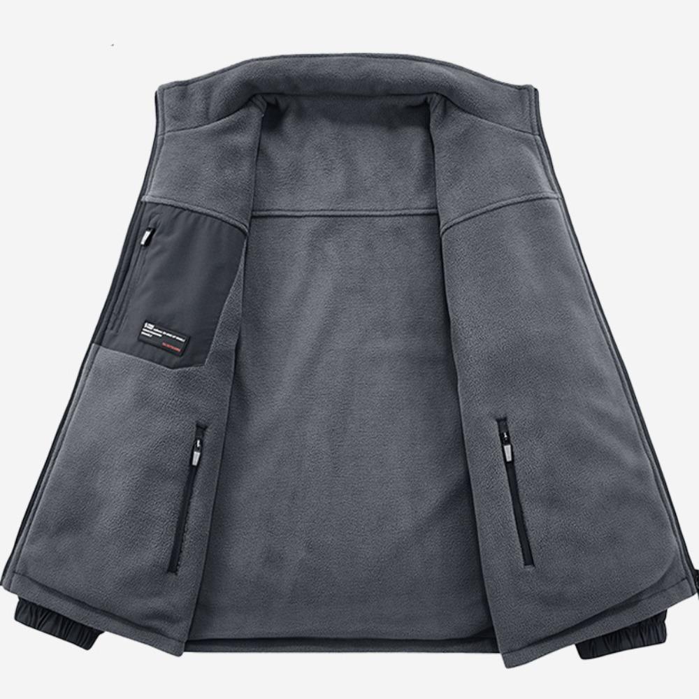 Beidseitig tragbare lässige Herrenjacke M-5XL Arbeitskleidung Trendige leichte Winterjacke Lockere Passform Stormtrooper Dickes Fleece Warm Wendemantel