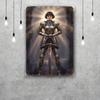 St Joan of Arc Vintage Metal Tin Signs Posters Decor Retro Metal Plaque Wall Art Decor for Garage Bar