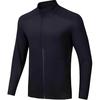 Training Series Solid Color Zip-Up Stand Collar Comfortable Breathable Versatile Casual Jacket Men Jacket Black 152437713-3