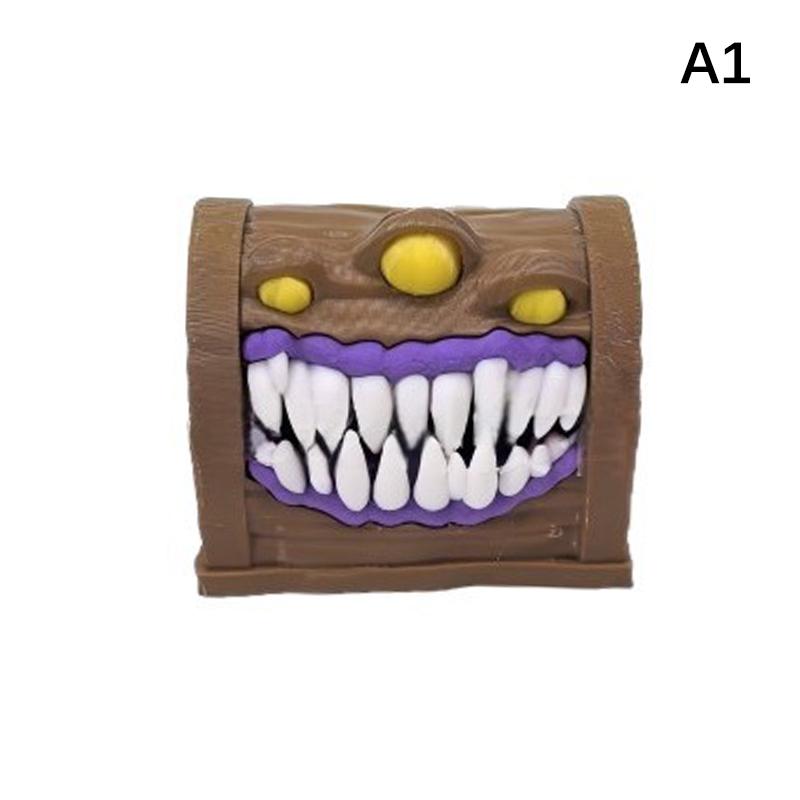 Dice Box Monster Horror Box 3D Printed Craft Decoration Jewelry Box Display Box Monster Treasure Desktop Storage Decoration