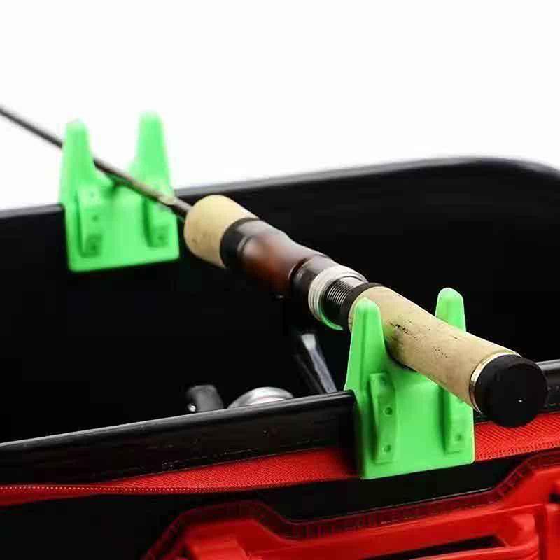 2Sets Bucket Rod Holder For Fishing Safe Bucket Rod Holders Portable Fishing Rod Racks For Fishing Enthusiast And Beginners