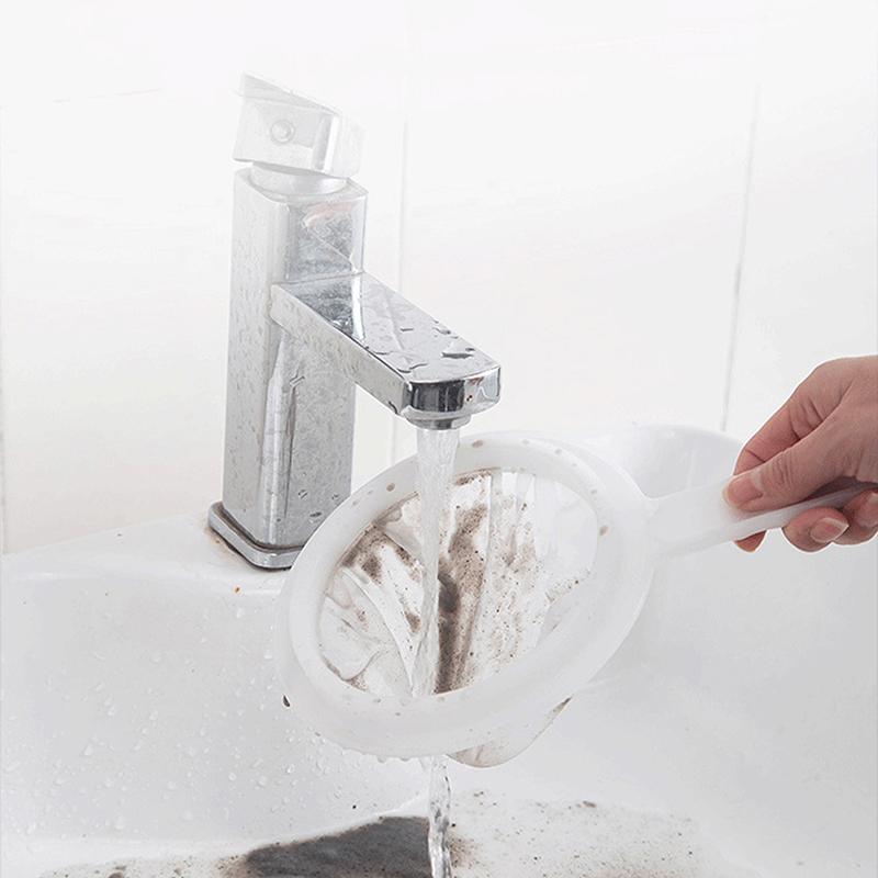100/120/200/300/400 Mesh Washable Nylon Ultra Fine Filter Mesh Strainer Spoon Sieve Soy Milk Juice Coffee Tea Filter