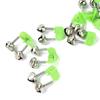 Oem 10pcs Green Metal Ring Bite Indicator For Fishing Rod Outdoor Accessory With Bell Clamp And Tip Clip Lot Of Bite Alarms
