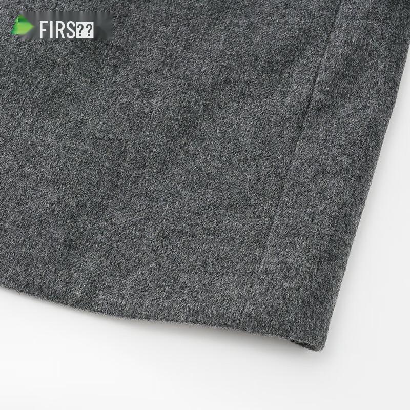 Men's Wool Blend Double-Faced Mid-Length Overcoat