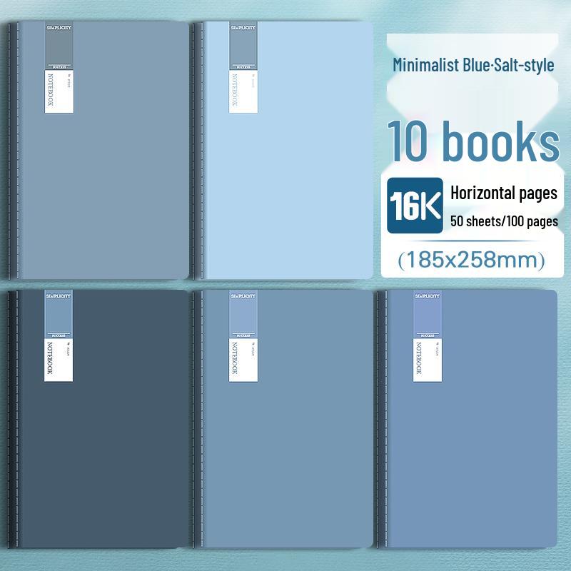 2024 Stylish A5 Homework Notebooks for Elementary to High School Students