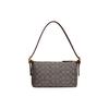 COACH Demi Jacquard Fabric With Recycled Leather Shoulder Bag, Handbag Medium Women's Brown CE736-B4S0M
