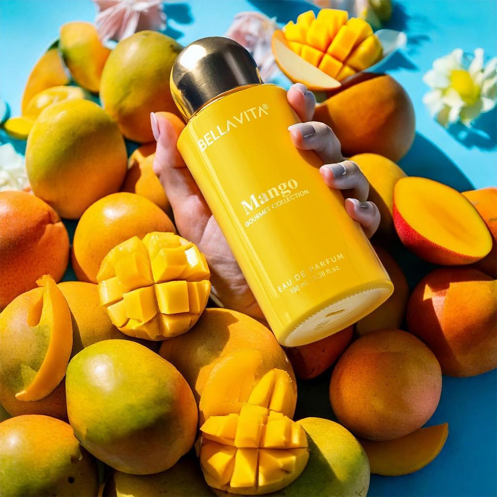 BELLAVITA Gourmet Collection Mango Long Lasting Perfume 100ml Unisex Floral Woody Sweet Fragrance