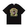 Unisex Oversized Cotton T-Shirt With Creative Graphic Print Streetwear Casual Tee Men Women