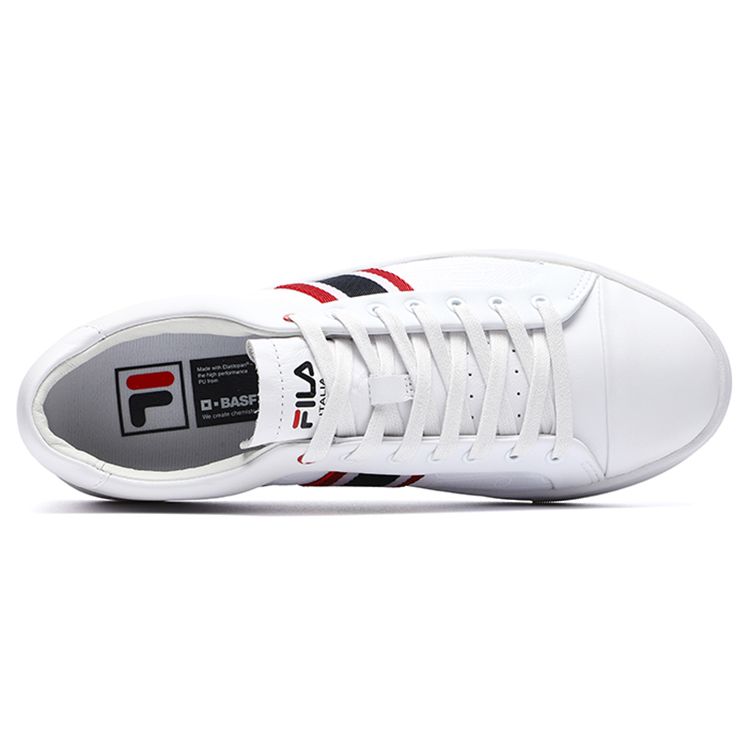 FILA 1911 Leather Vintage Low-Top Sneakers Women sneakers FILA-White F12W226204FWT
