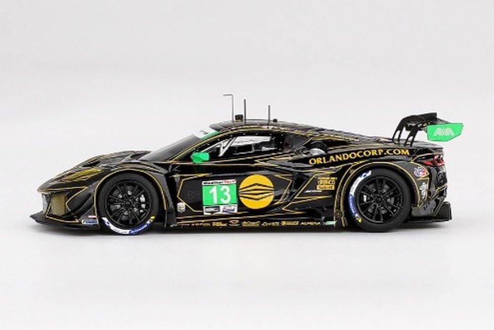 Sunrich TSM MODEL Chevrolet Corvette Z06 IMSA Daytona 24 Hours Winning Car 2025 AWA Racing TSM430895 1/43 GT3.R #13 (Finished Model)