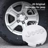 Per Jeep 4 Pezzi Coprimozzo Ruota Auto Tappo Centrale Cerchione Accessori Auto Per Jeep Grand Cherokee Wrangler JK Gladiator Compass Reneg