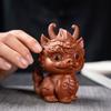 Miniature Dragon Statue Tea Pet Ornament Desktop Tea Decoration Tea Accessories for Farmhouse Office Garden Bookcase Apartment