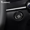 Real Carbon Fiber Start Button Cover for Mazda 3 Axela BP 2020-2025 and Mazda CX-30 2020-2025 - Interior Moulding Accessory