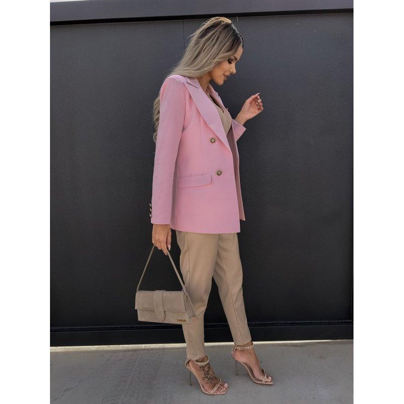 Tooxika New Autumn And Winter Casual Solid Color Double-breasted Suit Jacket